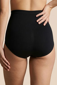 Zivame High Rise Full Coverage Tummy Tucker Hipster Panty - Black Beauty — thumbnail 2